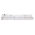Moldings Carrara Metro Rail Bianco Carrara Mosaic Tile.
