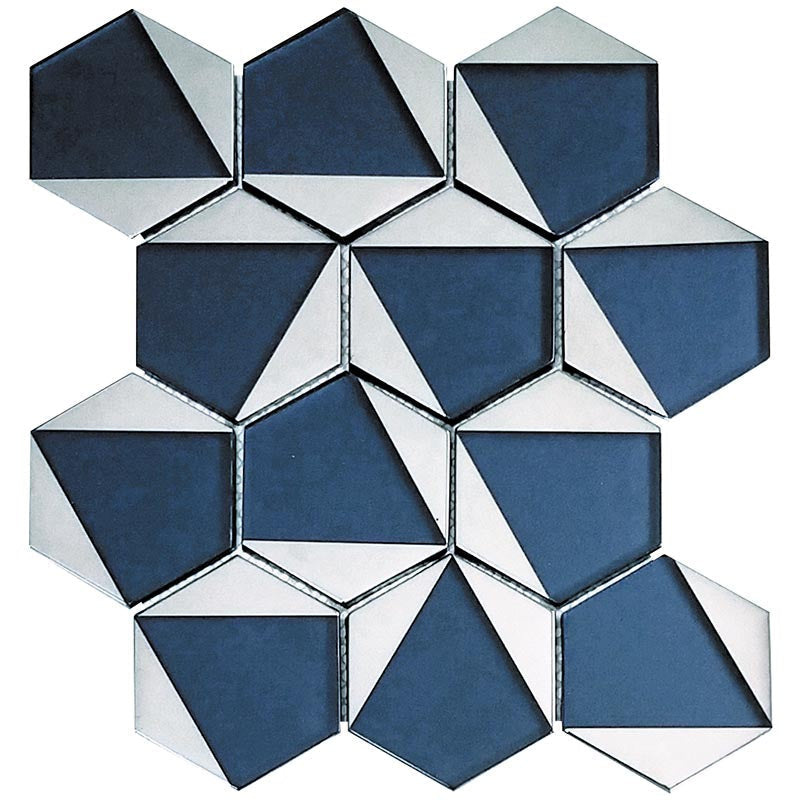 MONACO RIVIERA MARINE glass Mosaic Tile.