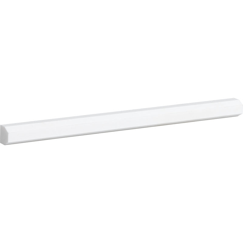 Mont Blanc White Marble 1x12 Honed Pencil Liner.