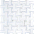 Mykonos Gialos Thassos/blue Celeste Mosaic Tile.