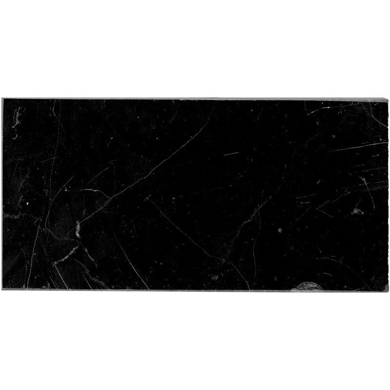 Nero Marquina Marble 3x6 Polished Tile.