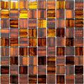 NETHERLANDS MONDRIAN BRICKSTONE glass Mosaic Tile.