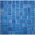 NETHERLANDS MONDRIAN WATER glass Mosaic Tile.