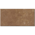 Noce Travertine 12x24 Filled Honed Straight Edge Tile.