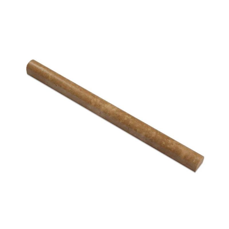 Noce Travertine 3/4X12 Pencil Liner.