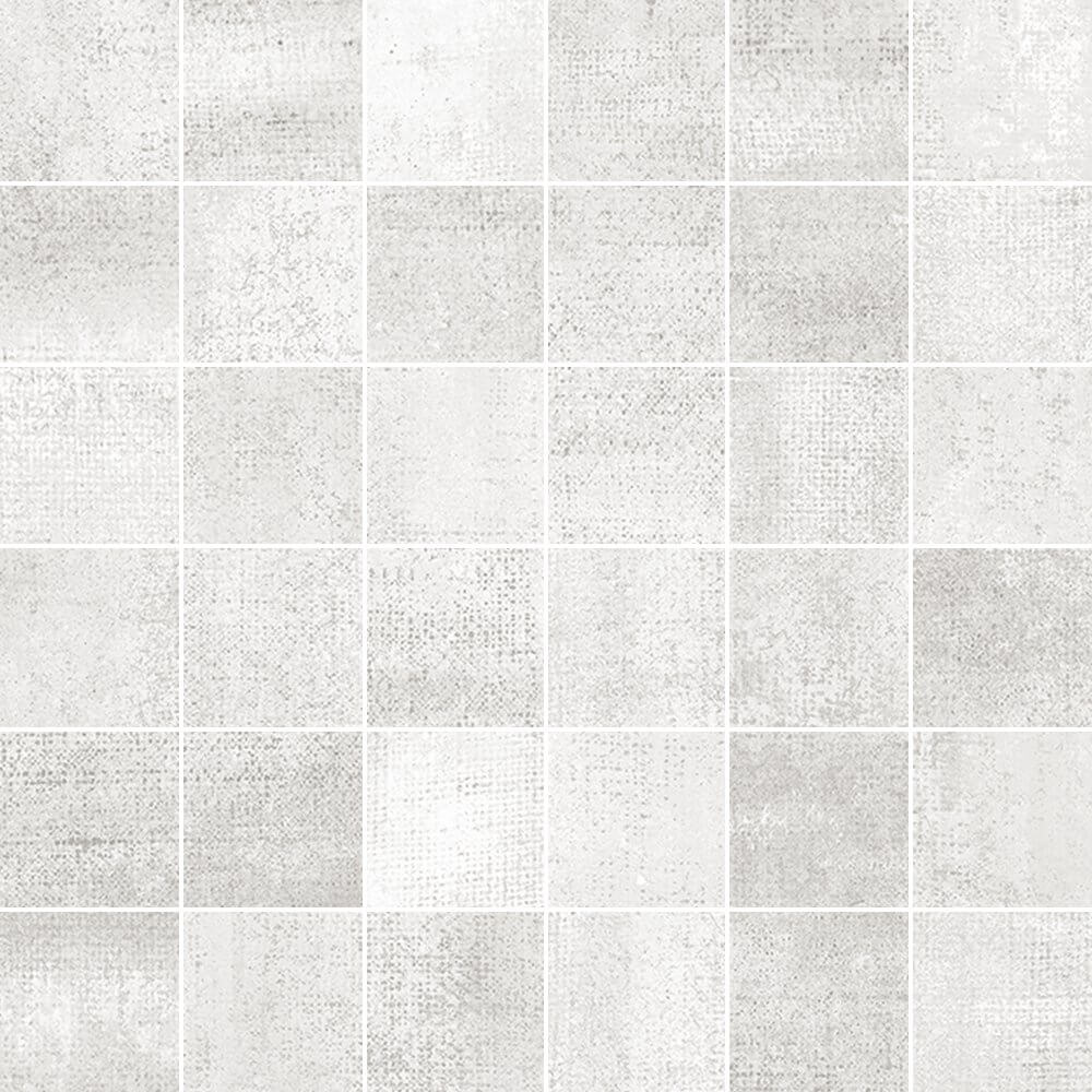Nolita Blanco 12x12 Porcelain Mosaic Tile.