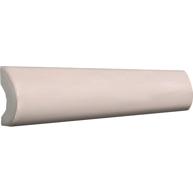 SATIN Satin Rose PENCIL BULLNOSE Ceramic Tile.