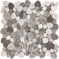 Savannah Brookview Wooden Gray Mosaic Tile.