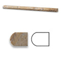 Scabos Travertine 1/2x12 Honed Pencil Liner.