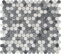 Seattle Kerry Park Bardiglio Nuvolato / Bianco Carrara Mosaic Tile.