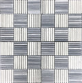 Seattle Madison Park Bardiglio Nuvolato / Bianco Carrara Mosaic Tile.