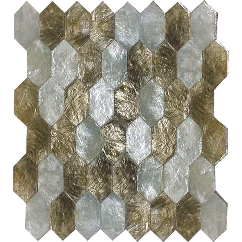 SHELL LA JOLLA COVE shell Mosaic Tile.