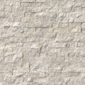 Silver Gray Marble 6x24 Split Face Stacked Stone Ledger Panel.