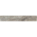 Silver Travertine 2x12 1 Step Chairrail.