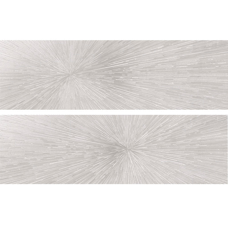 STELLAR  WHITE DECO A+B 1248 Porcelain Mosaic Tile.