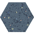 TERRA  BLUE SPECKLED Porcelain Mosaic Tile.