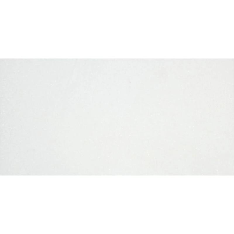Thassos White Marble 3x6 Honed Marble Tile.