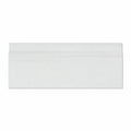 Thassos White Marble 4 3/4x12 Honed Baseboard Molding.