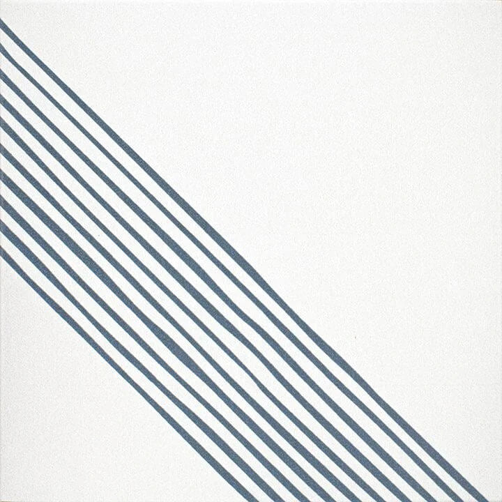 Tribe Ivory Lines 8x8 Porcelain Tile.