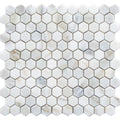 TUSCANY PESCAIA Calacatta Gold Honed Mosaic Tile.
