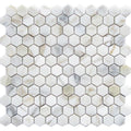 TUSCANY VOLTERRA Calacatta Gold Polished Mosaic Tile.