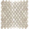 Valencia Moncada Crema Marfil/eastern White Mosaic Tile.