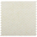 VERRE CERCLE DE PERLE Recycled glass Mosaic Tile.