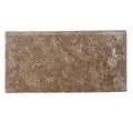 Walnut Travertine 12x24 5cm Tumbled Pool Coping.