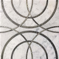 Waterjet Alcamo Bianco Carrara Mosaic Tile.