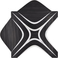 WATERJET CHELSEA BLACK Black Wood, Calacatta Gold Mosaic Tile.