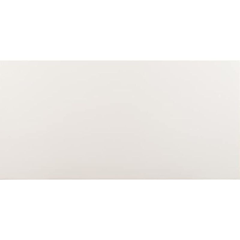 White 12x24 Matte Rectified Porcelain Tile.